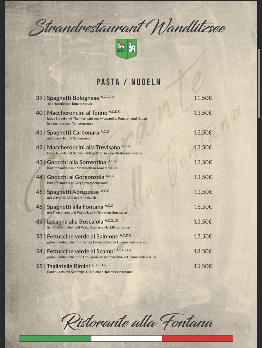 Menu Ristorante Alla Fontana-9
