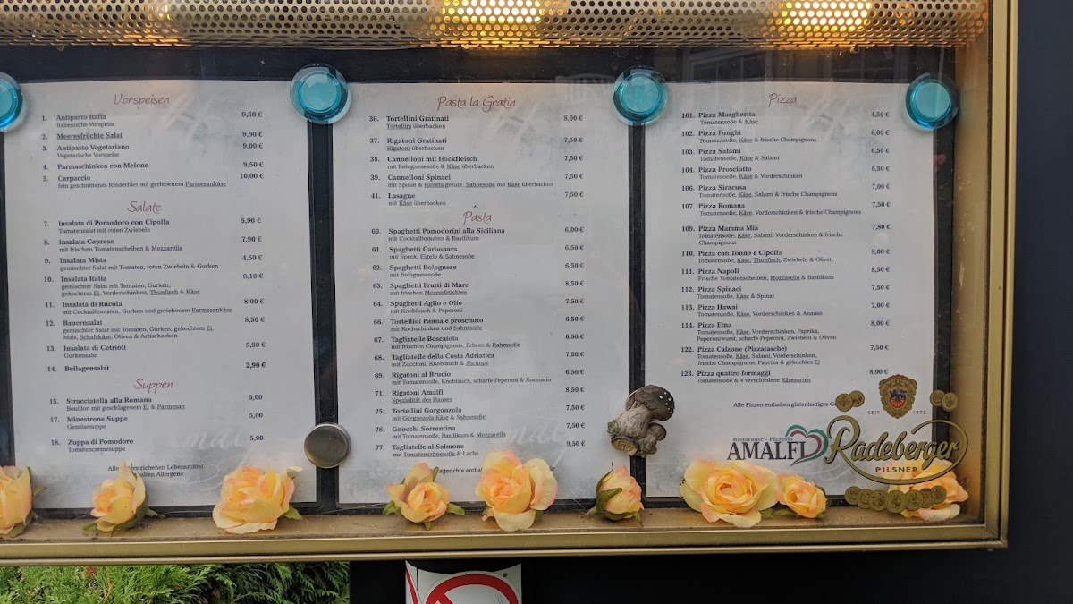 Menu Ristorante Amalfi-1