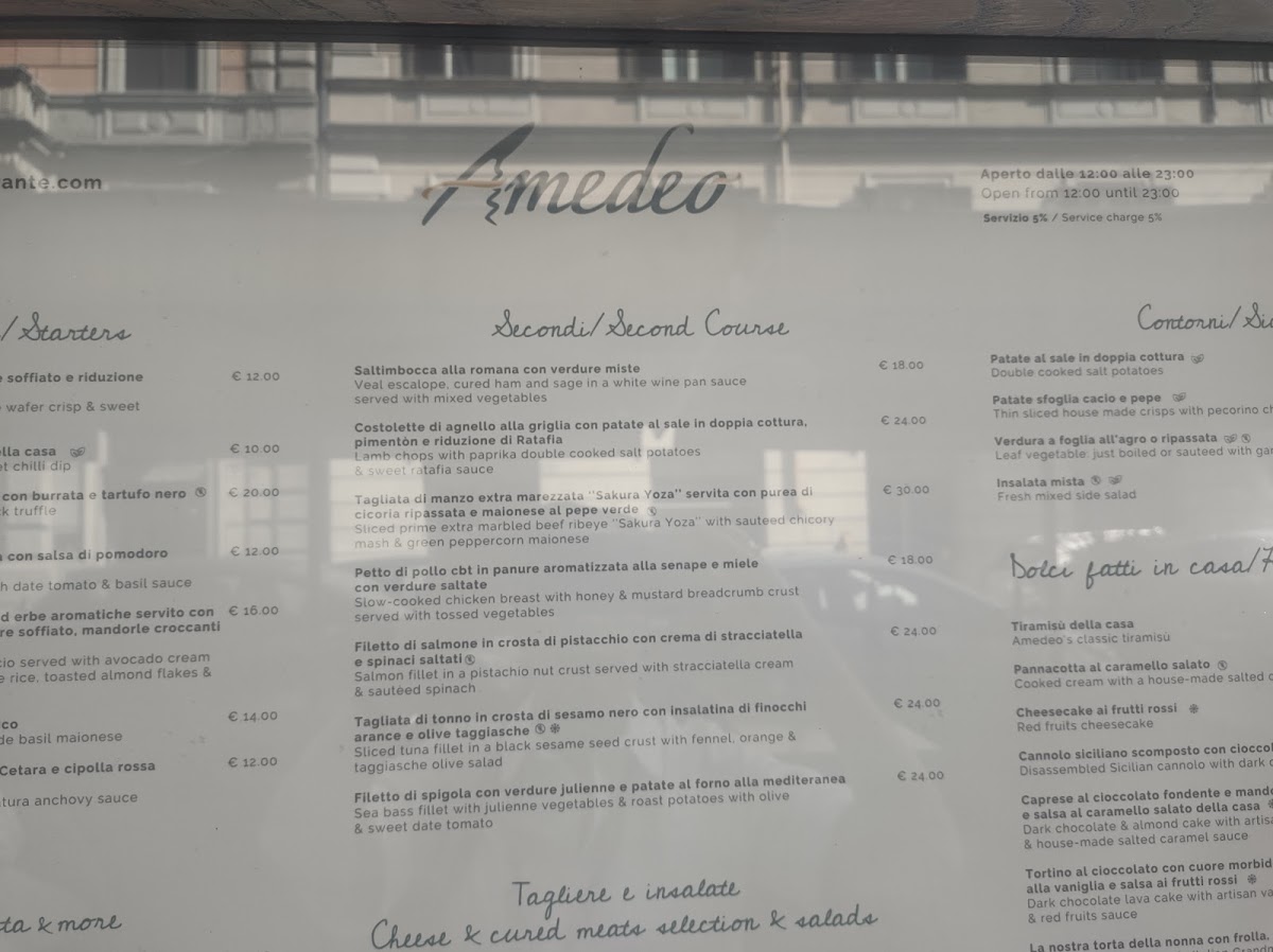 Menu Ristorante Amedeo-10