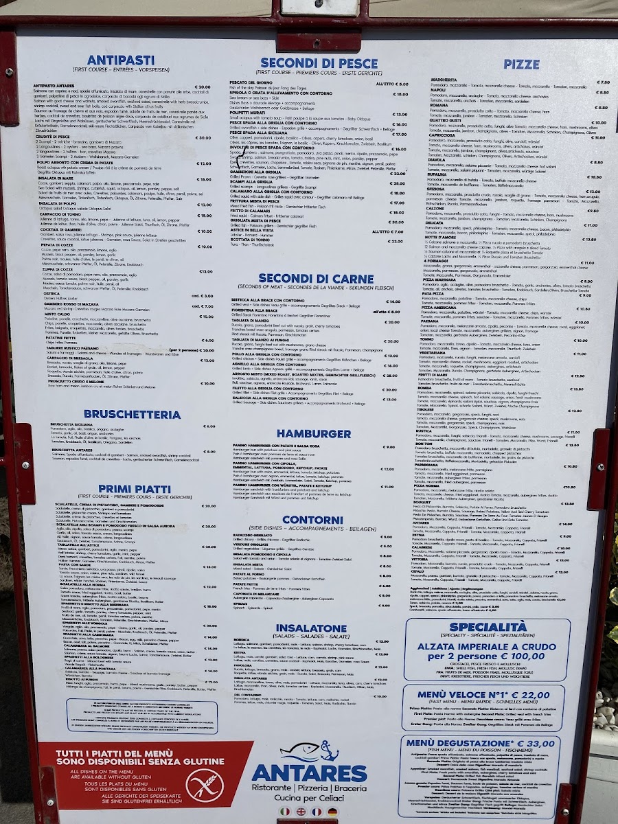 Menu Ristorante Antares-1
