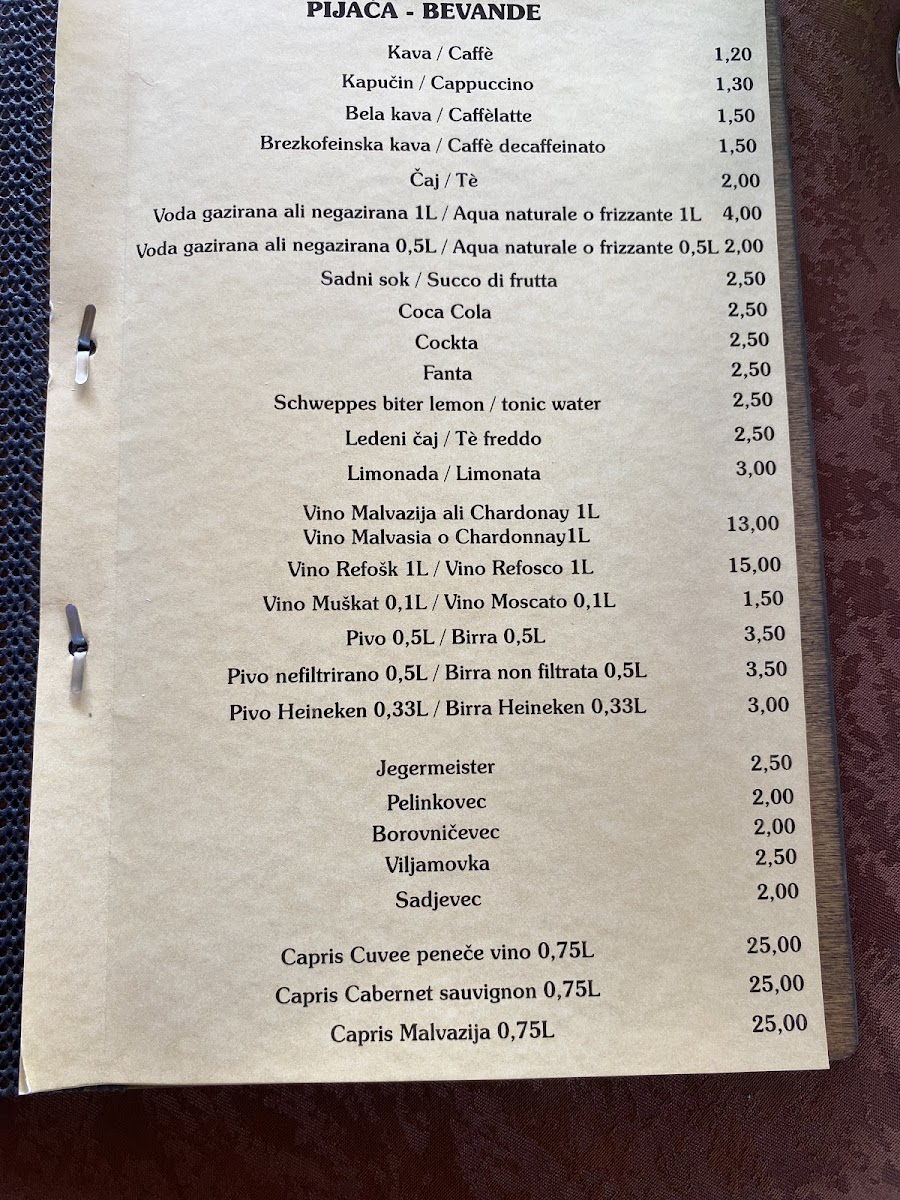 Menu Ristorante Aquarium-7