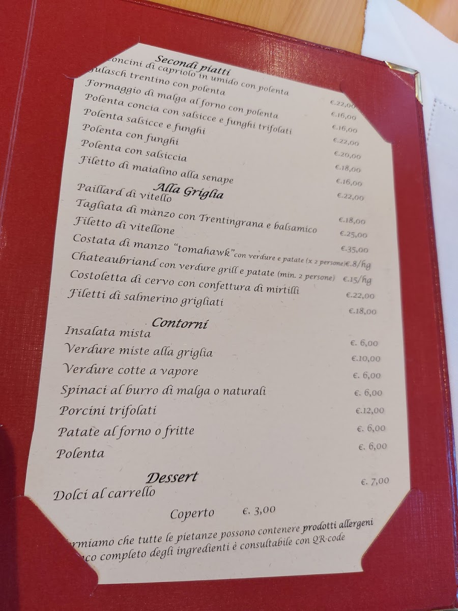 Menu Ristorante Artini-2