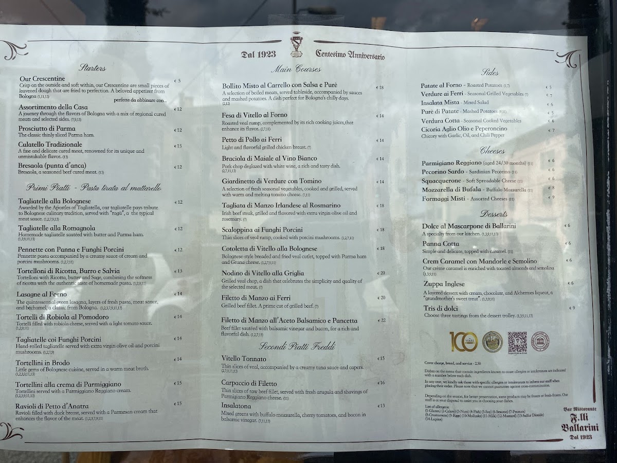 Menu Ristorante Ballarini-2
