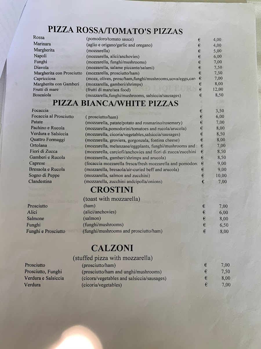 Menu Ristorante Bar Grandi-1