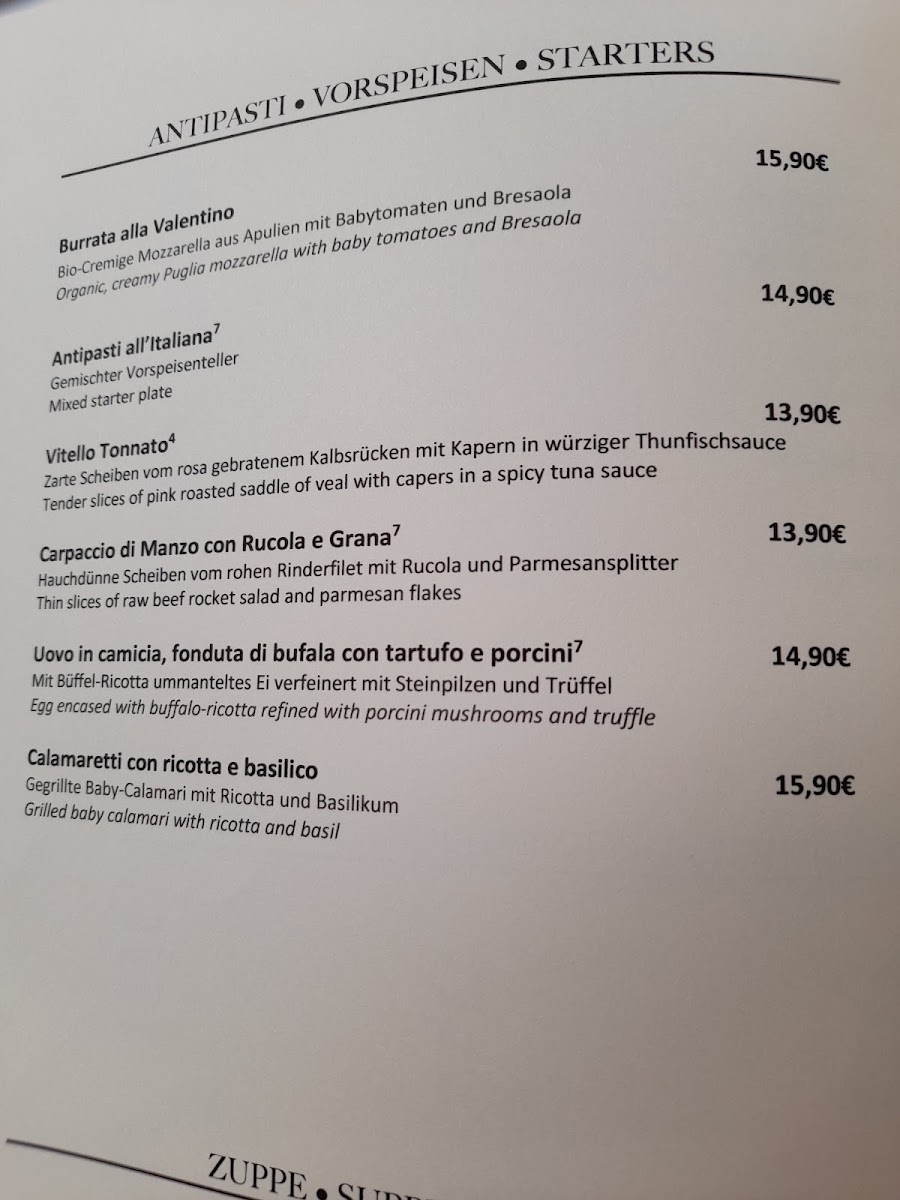 Menu Ristorante Bocca Felice Berlin-Mitte-10