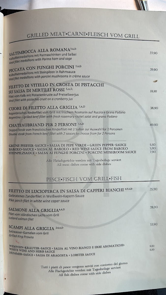 Menu Ristorante Bocca Felice Berlin-Mitte-6