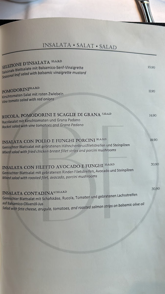 Menu Ristorante Bocca Felice Berlin-Mitte-8