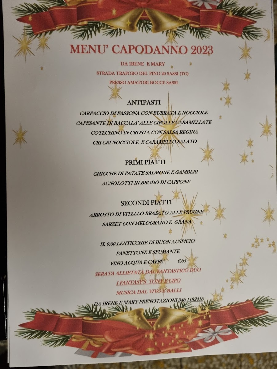 Menu Ristorante Bocciofila Da Irene E Silvio-2