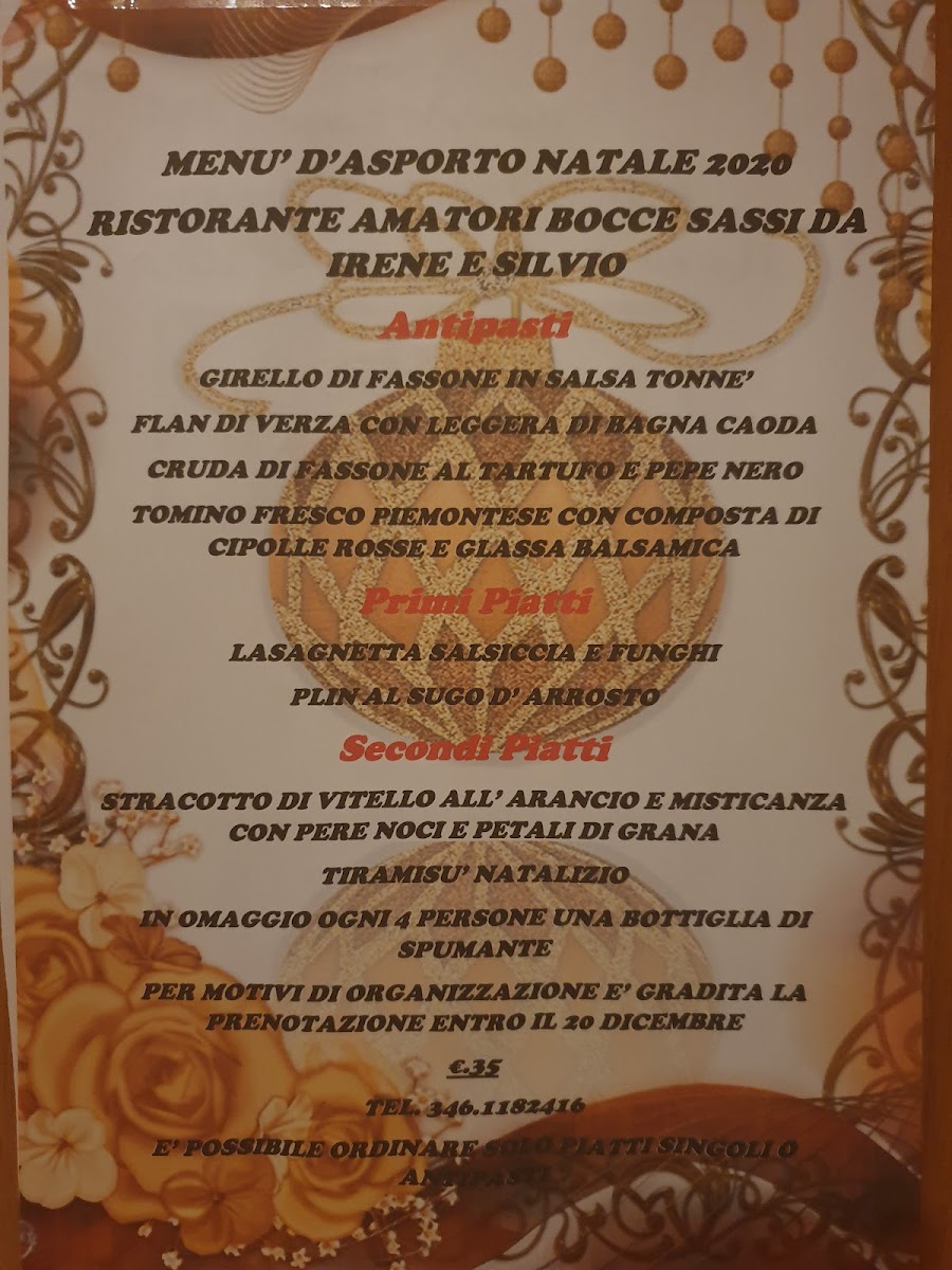 Menu Ristorante Bocciofila Da Irene E Silvio-9