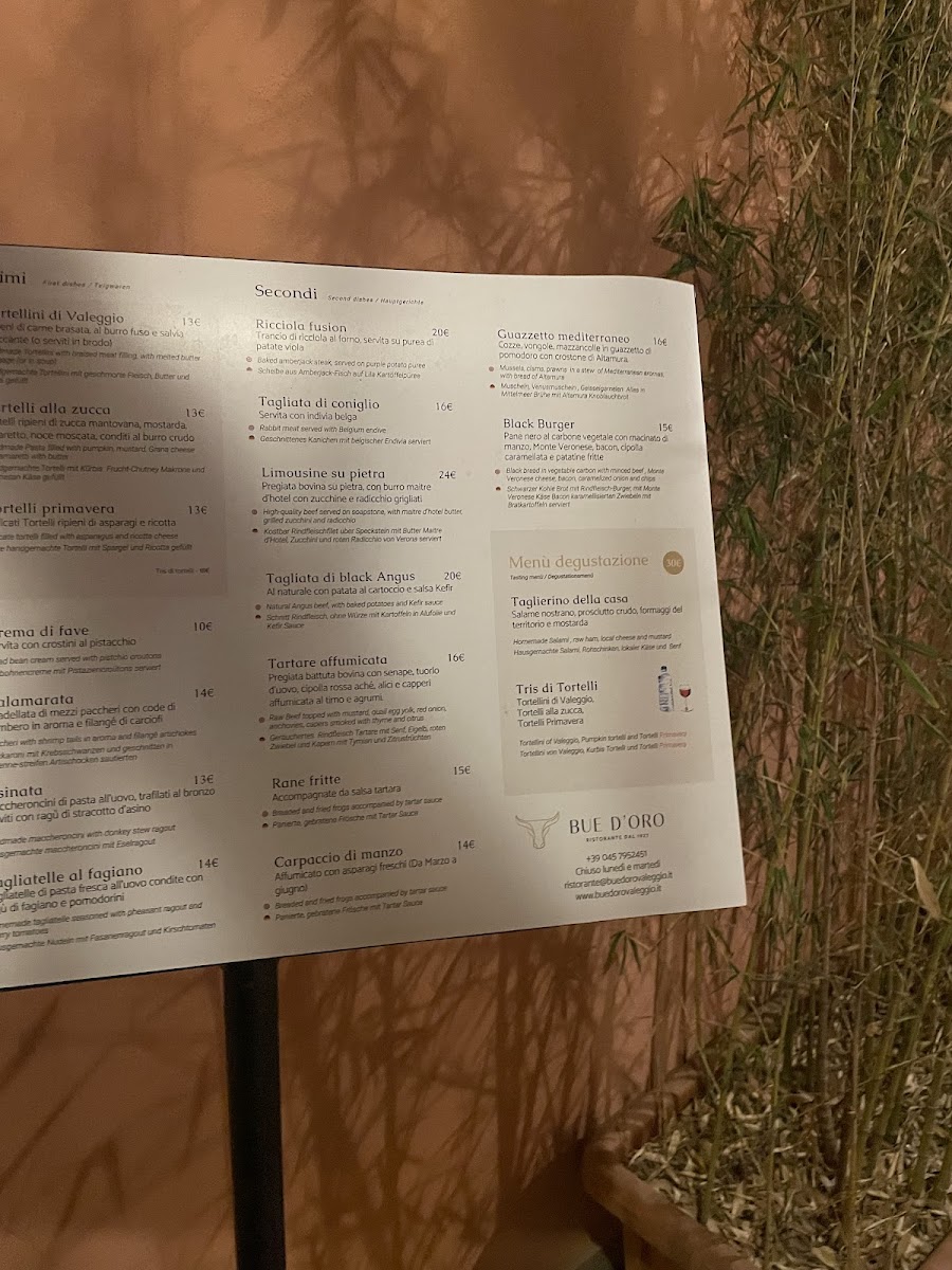 Menu Ristorante Bue D'oro-4