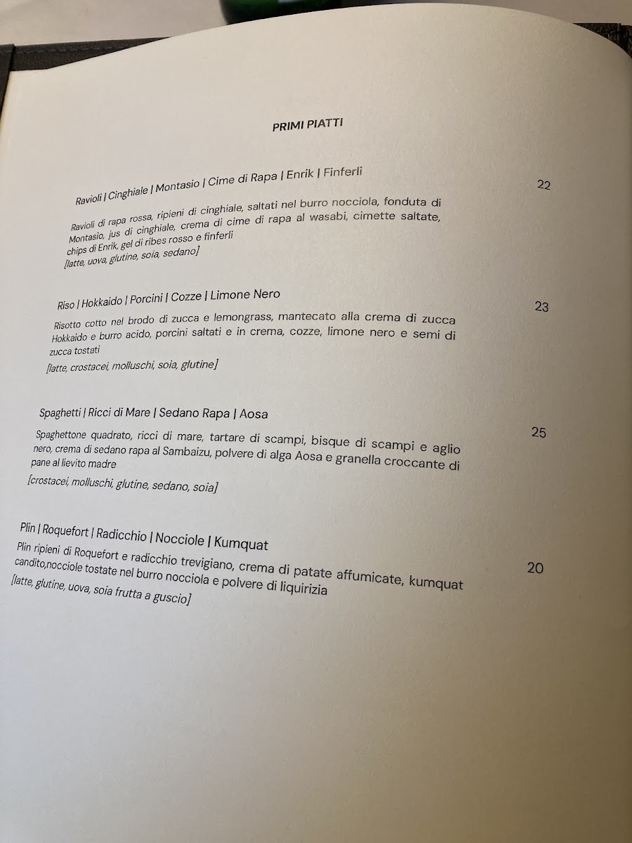 Menu Ristorante Ca' Stellina-1