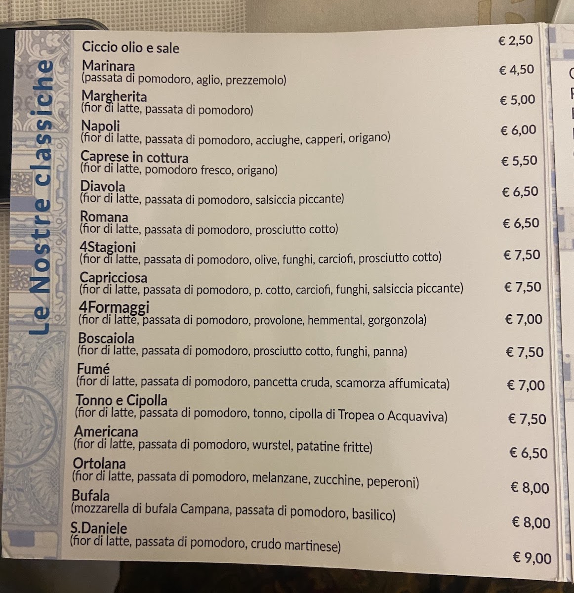 Menu Ristorante Convivium-1