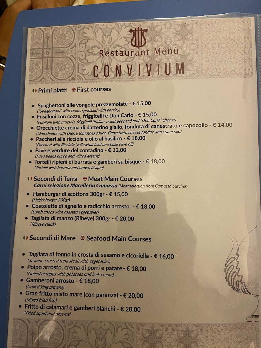 Menu Ristorante Convivium-3