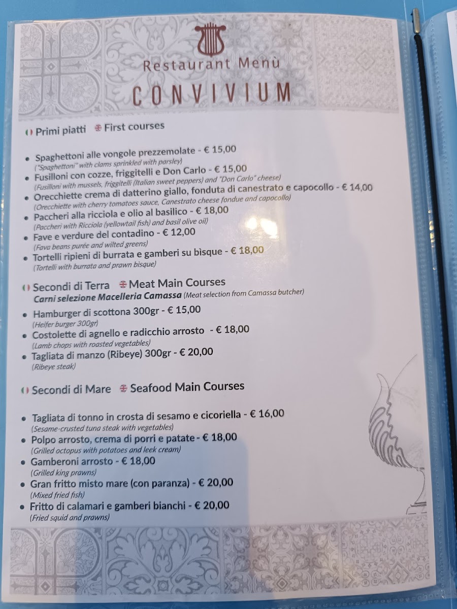 Menu Ristorante Convivium-4
