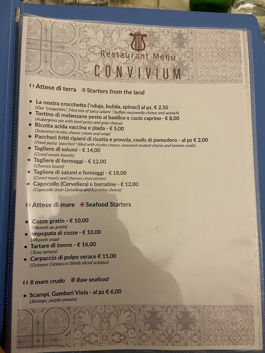 Menu Ristorante Convivium-6