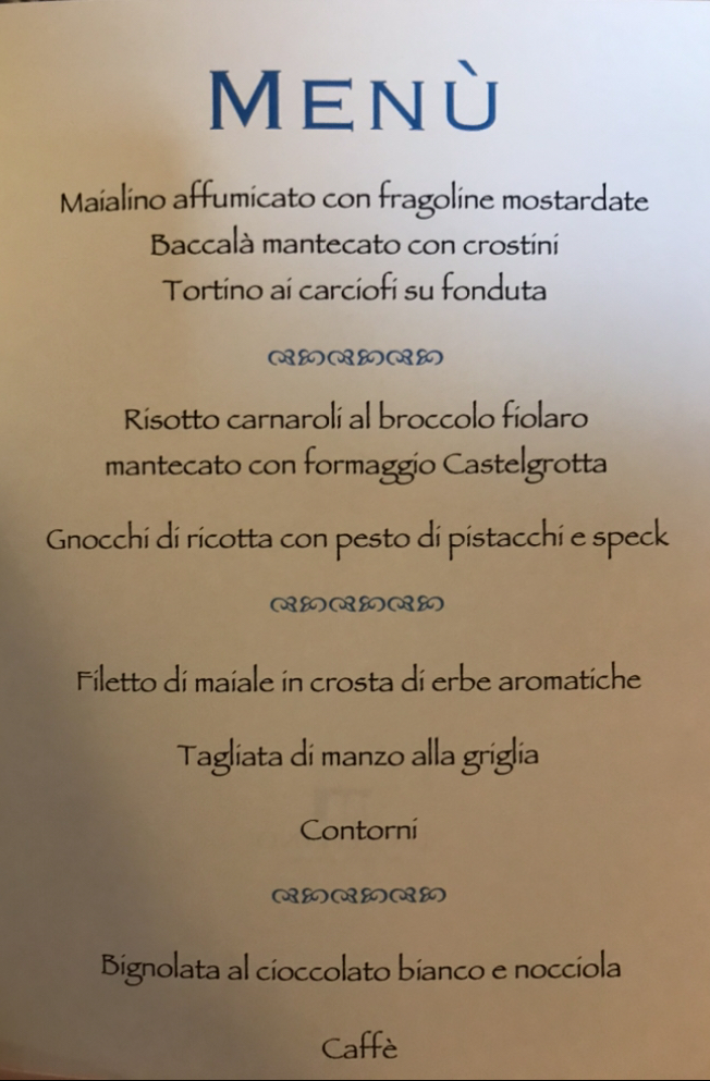 Menu Ristorante Da Beppino-8