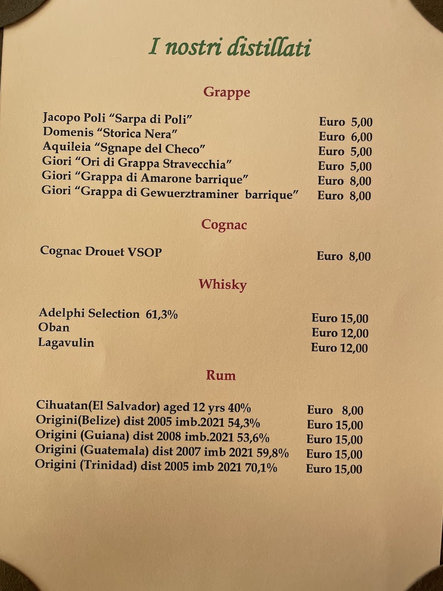 Menu Ristorante Da Bisiolo-5