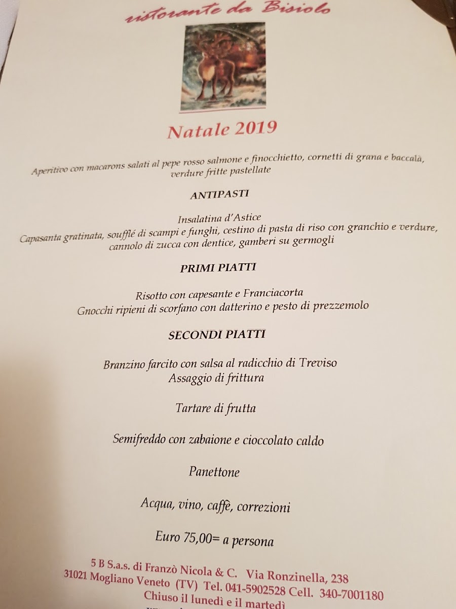 Menu Ristorante Da Bisiolo-7