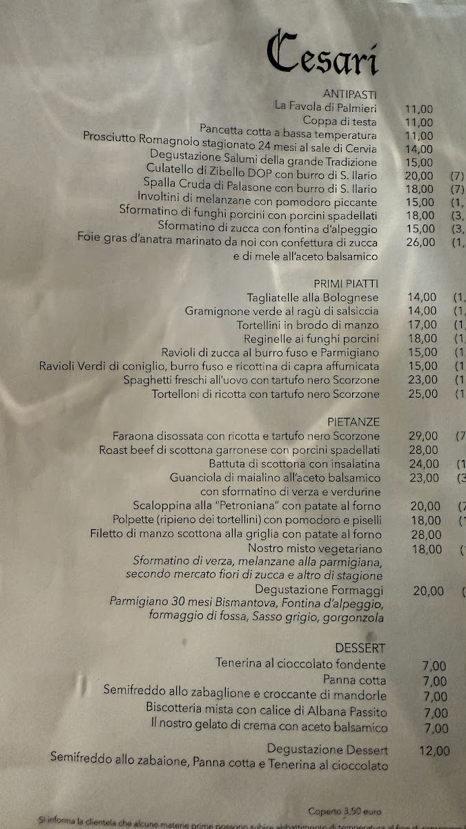 Menu Ristorante Da Cesarina-6
