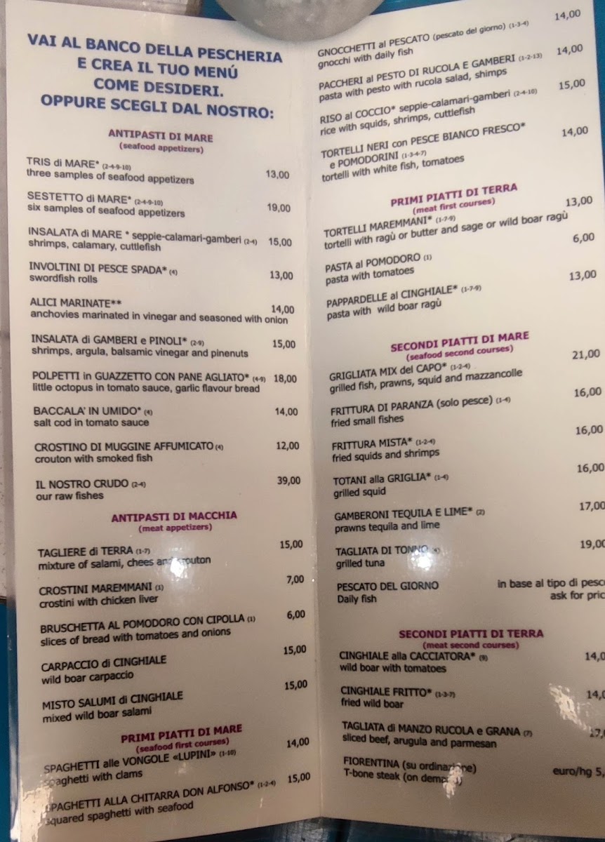 Menu Ristorante Da Emiliano - Pescheria-2