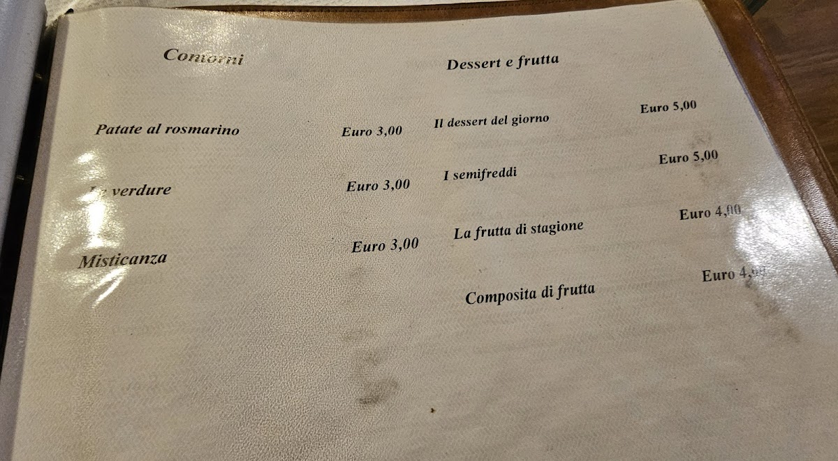Menu Ristorante 'da Lucrezia'-1
