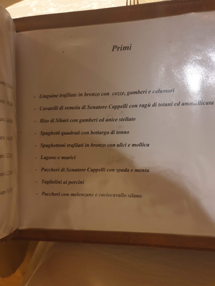 Menu Ristorante 'da Lucrezia'-10