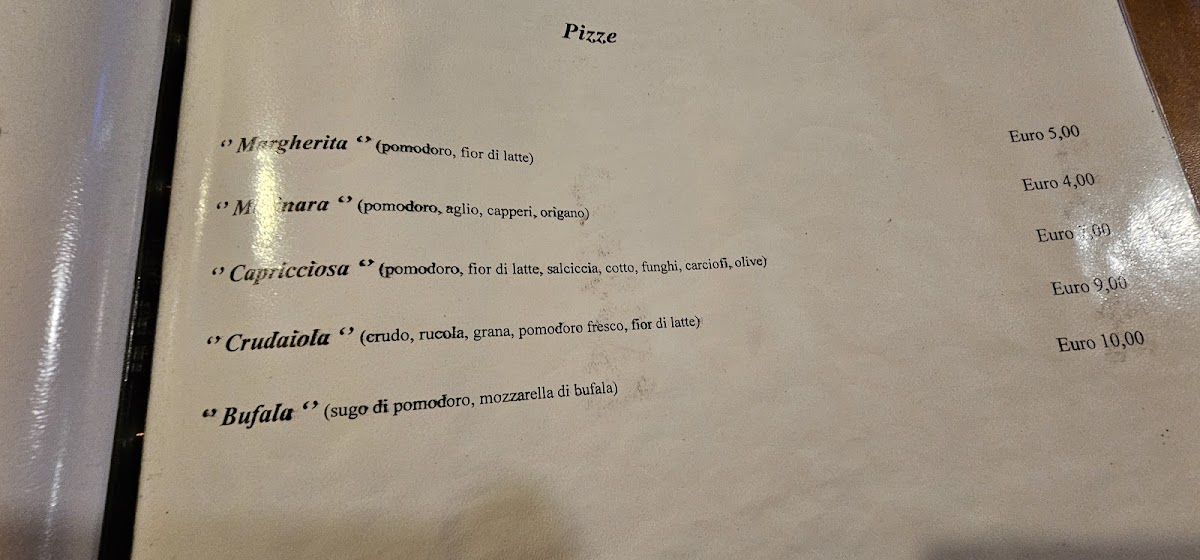 Menu Ristorante 'da Lucrezia'-5