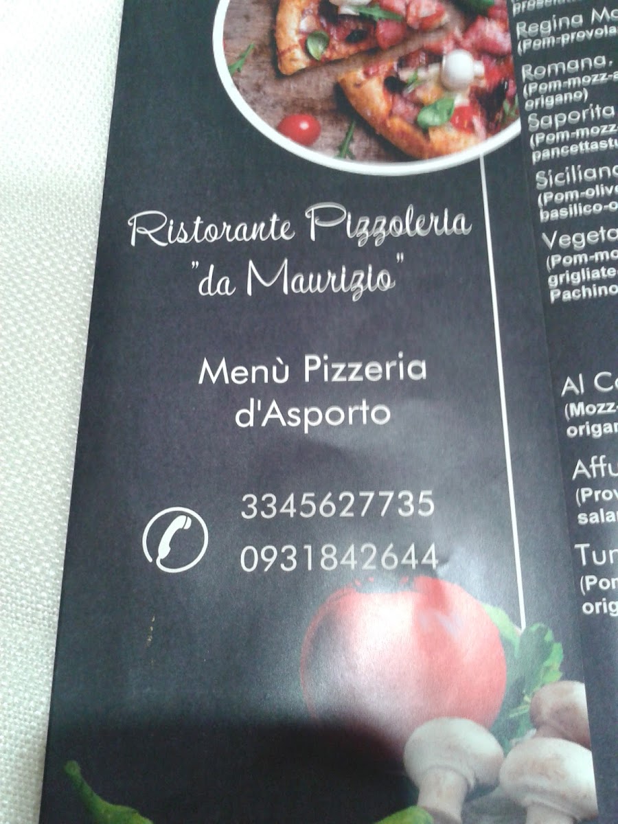 Menu Ristorante Da Maurizio-3
