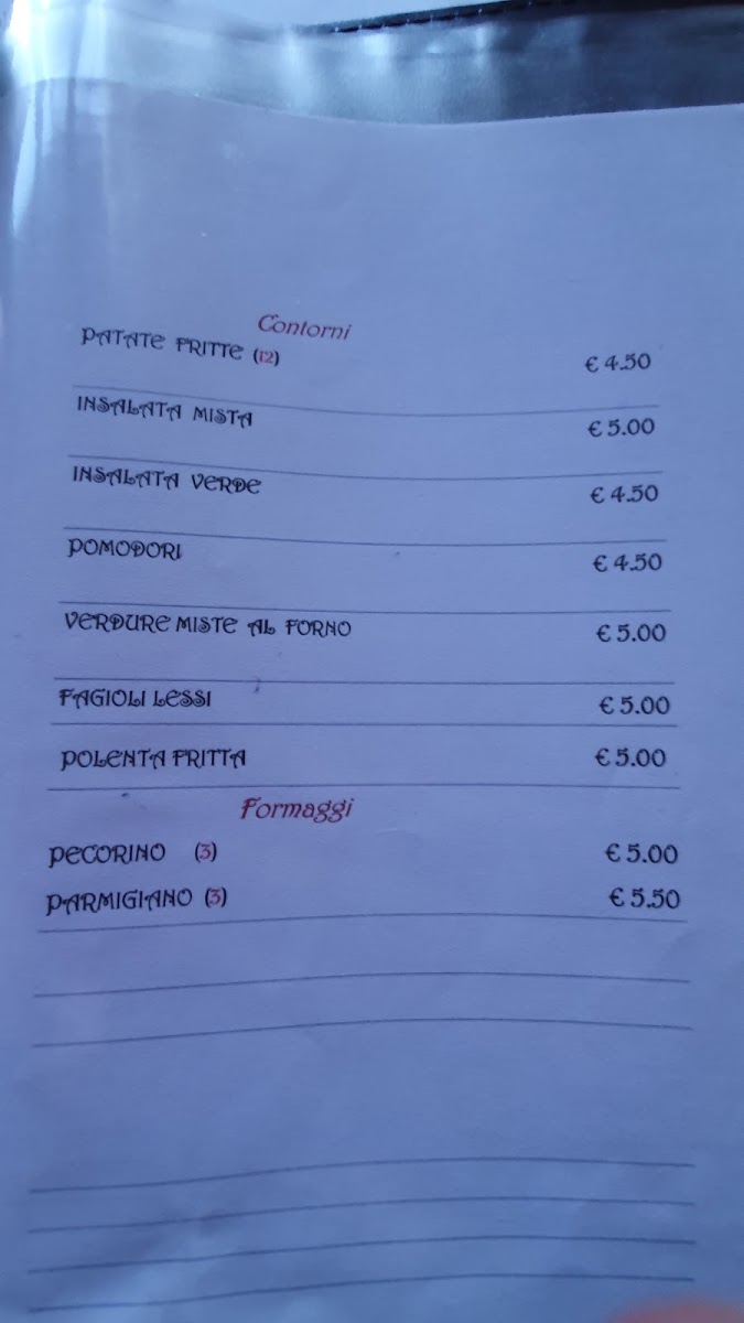 Menu Ristorante Da Ugo-7