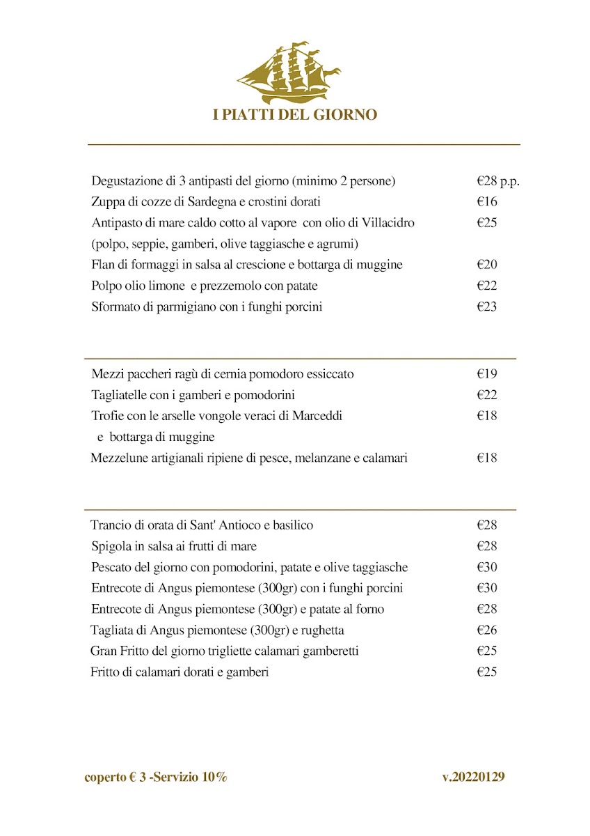 Menu Ristorante Dal Corsaro Al Mare-6