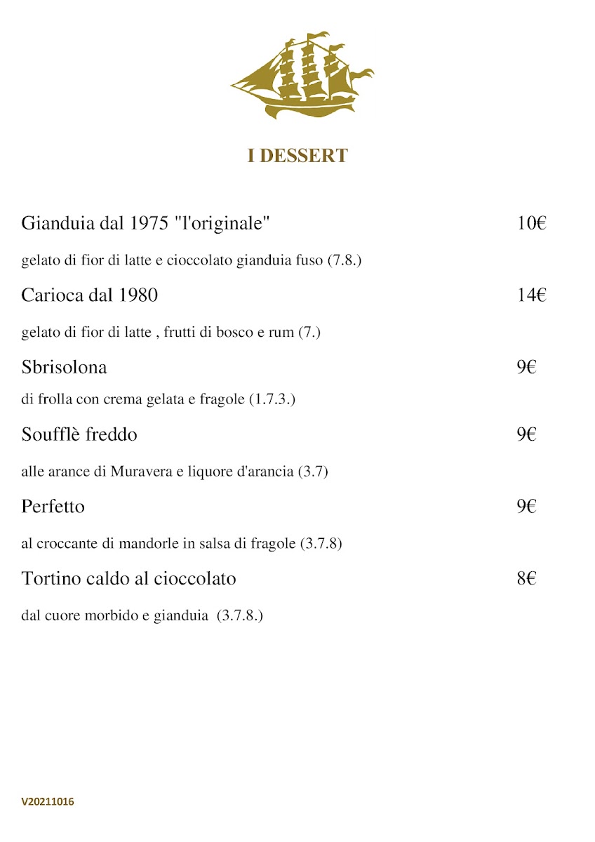 Menu Ristorante Dal Corsaro Al Mare-7