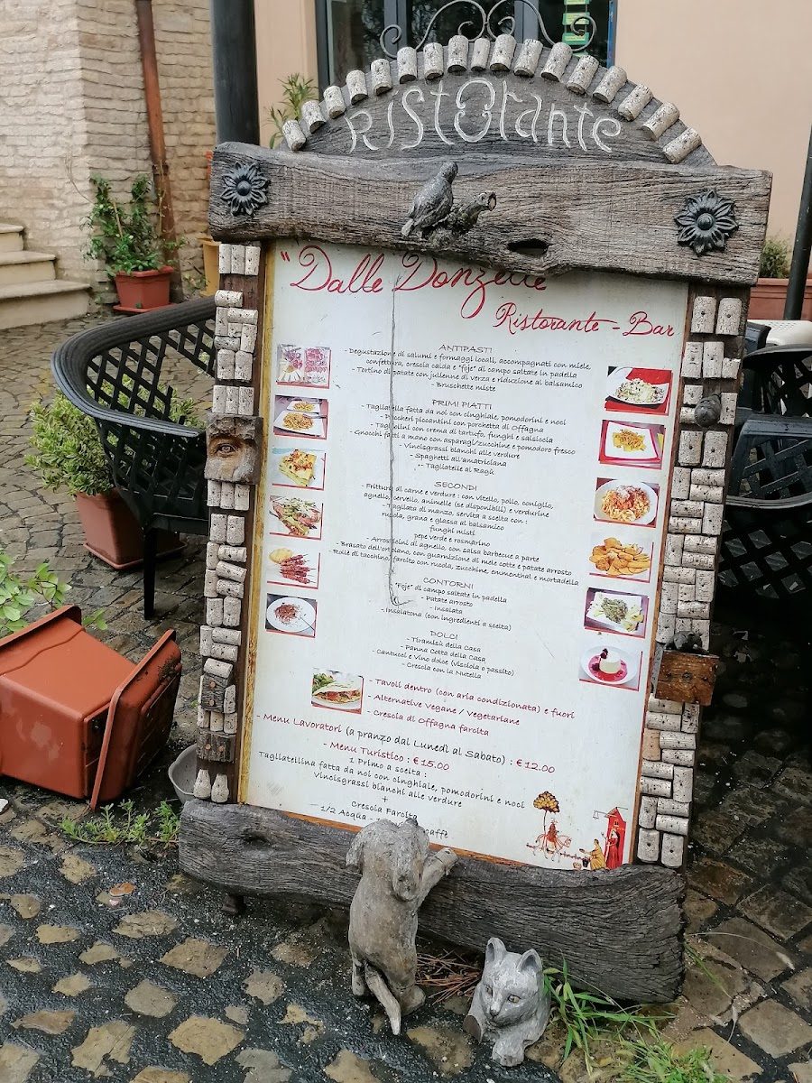 Menu Ristorante 'dalle Donzelle'-2