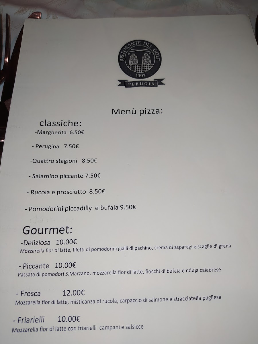 Menu Ristorante Del Golf-1