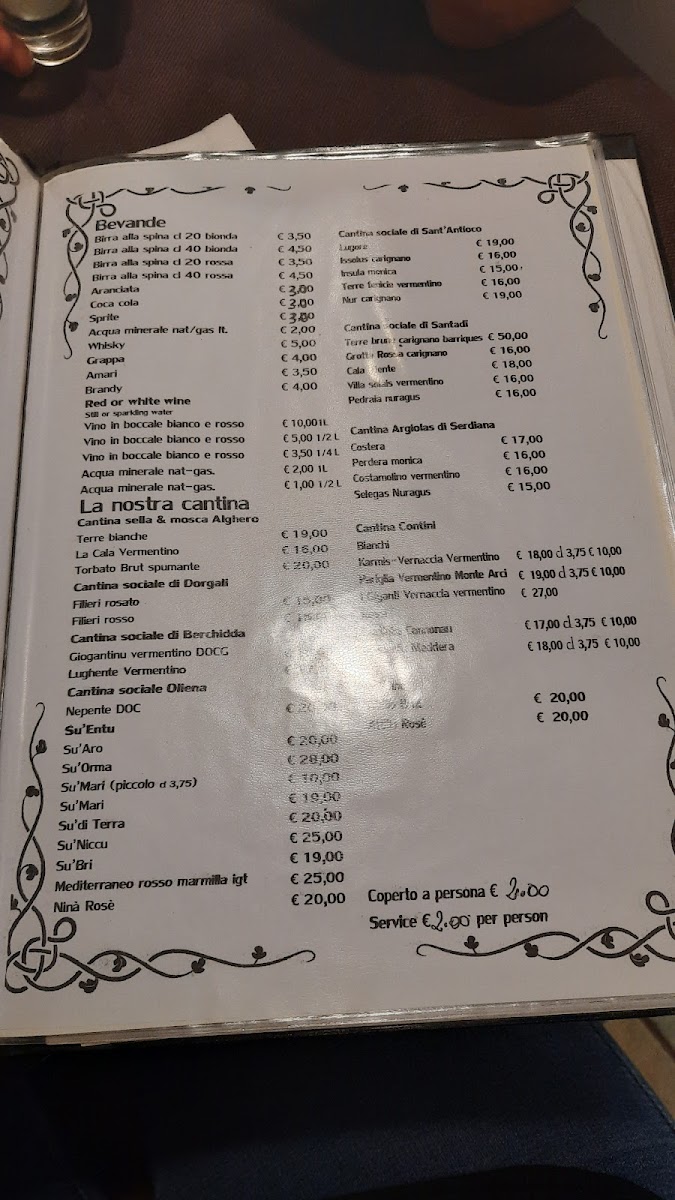 Menu Ristorante Del Passeggero-2