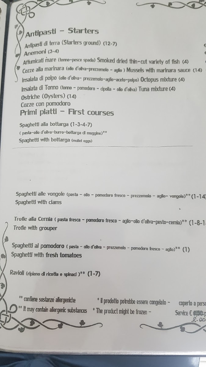 Menu Ristorante Del Passeggero-8