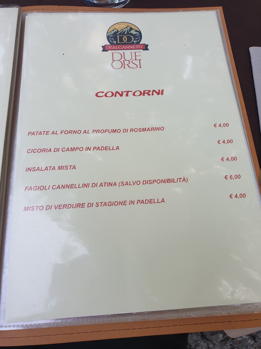Menu Ristorante Due Orsi-6