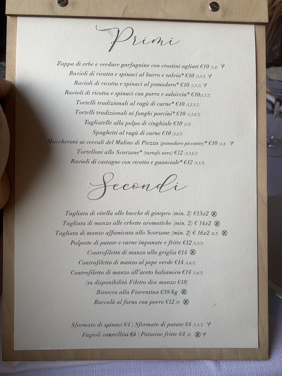 Menu Ristorante Eliseo Bed & Breakfast-1