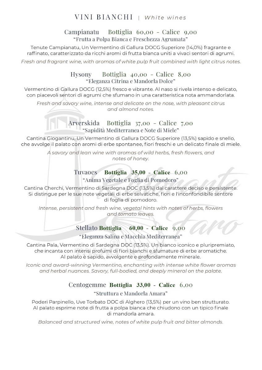 Menu Ristorante Faro Palau-2
