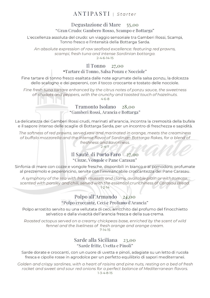 Menu Ristorante Faro Palau-3