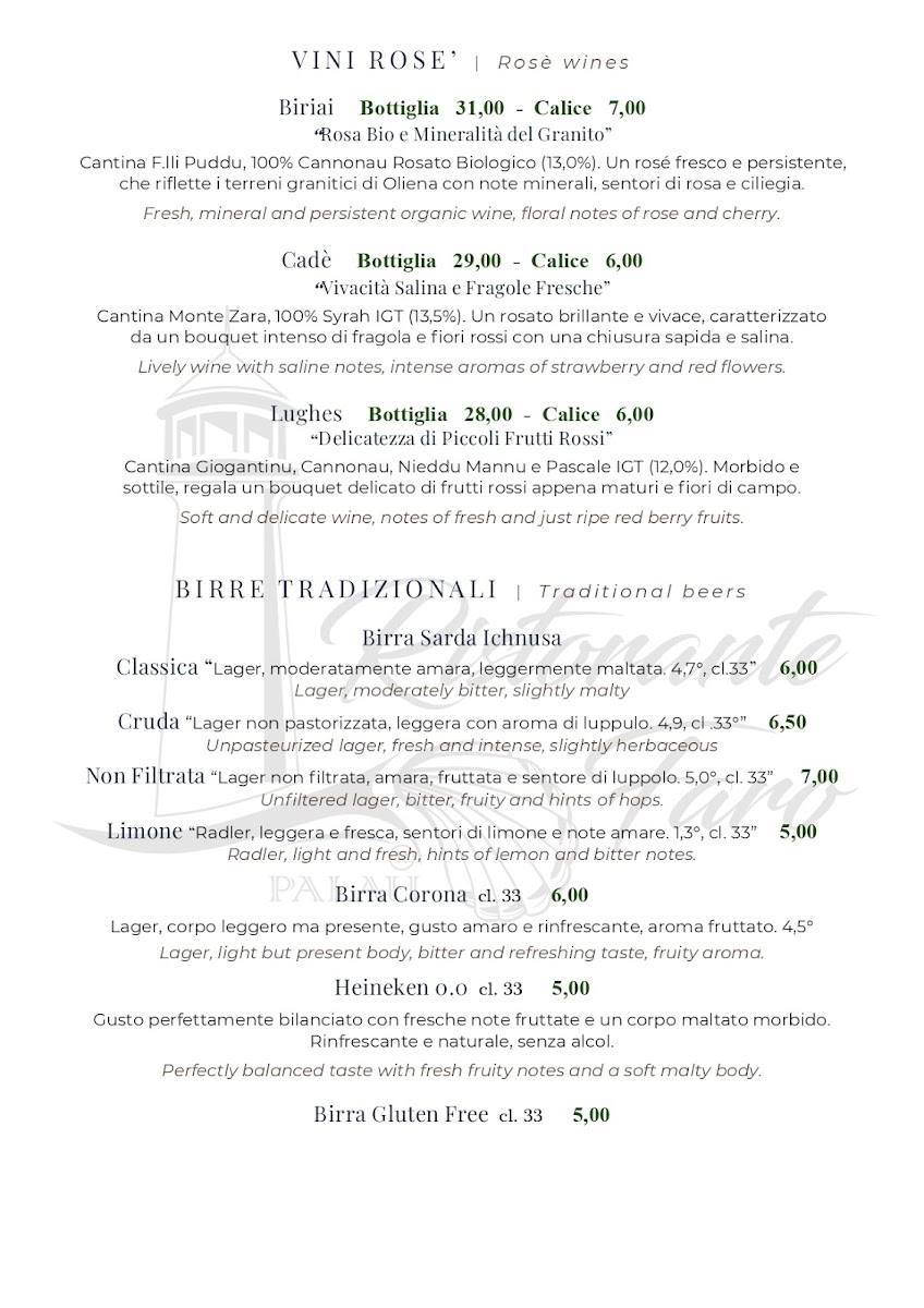 Menu Ristorante Faro Palau-5