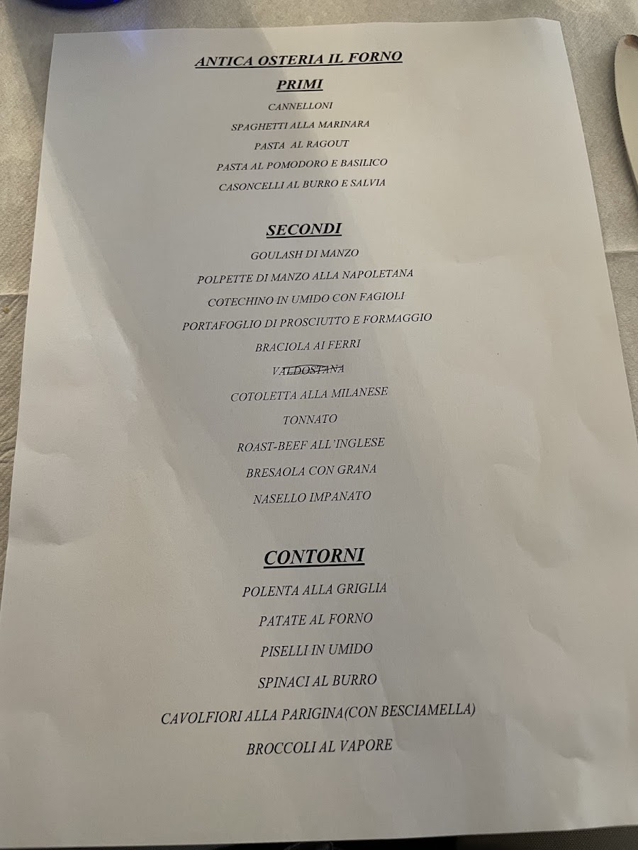 Menu Ristorante Forno Antica Osteria-2
