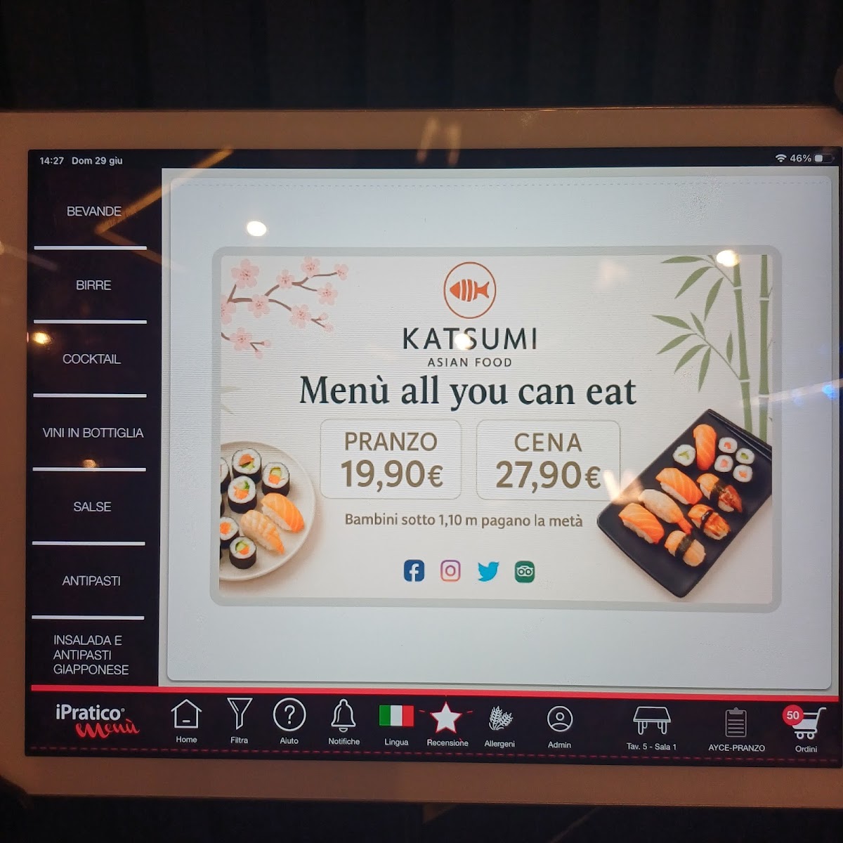 Menu Ristorante Giapponese Katsumi-2