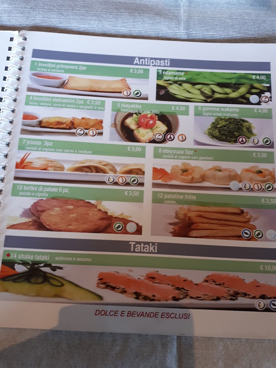 Menu Ristorante Giapponese Miyako Cento-10