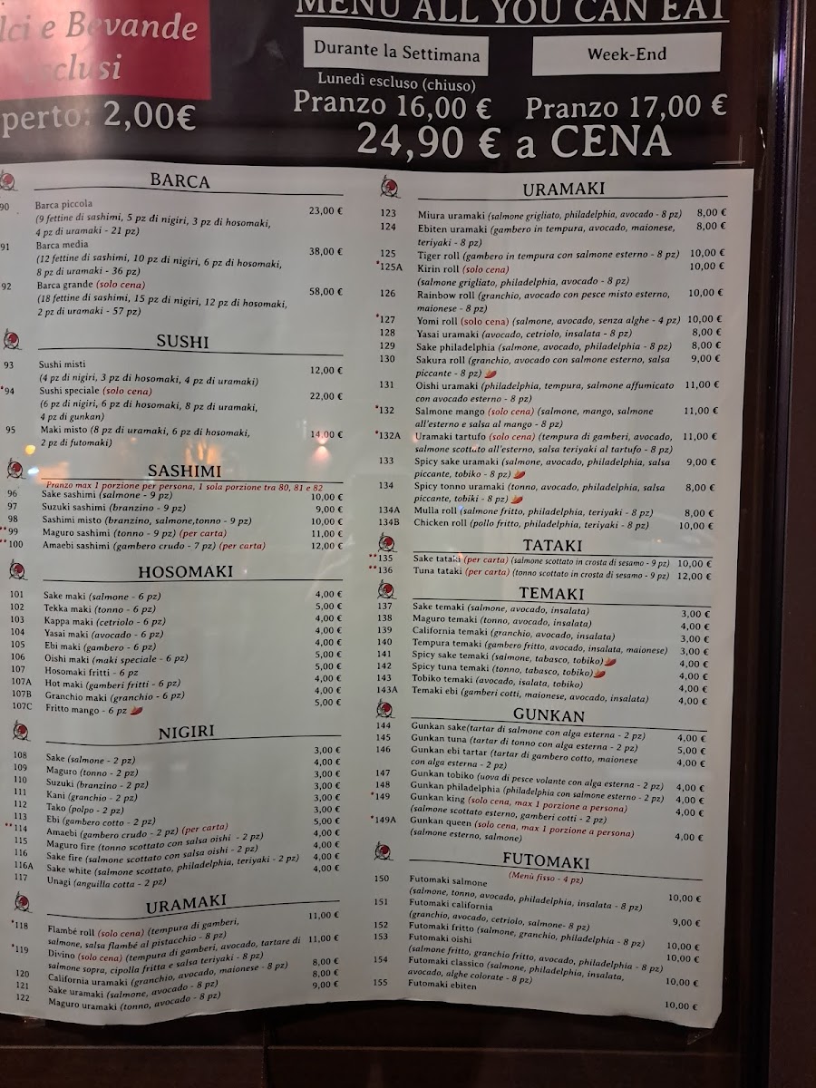 Menu Ristorante Giapponese Oishi-2