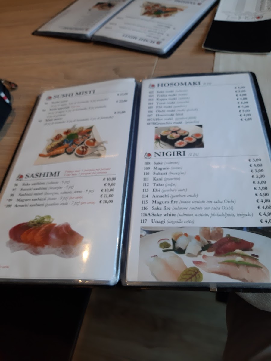 Menu Ristorante Giapponese Oishi-9