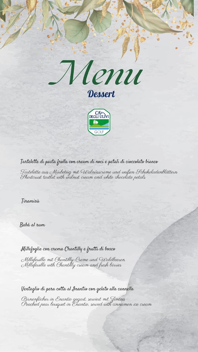 Menu Ristorante Golf Cà Degli Ulivi-5