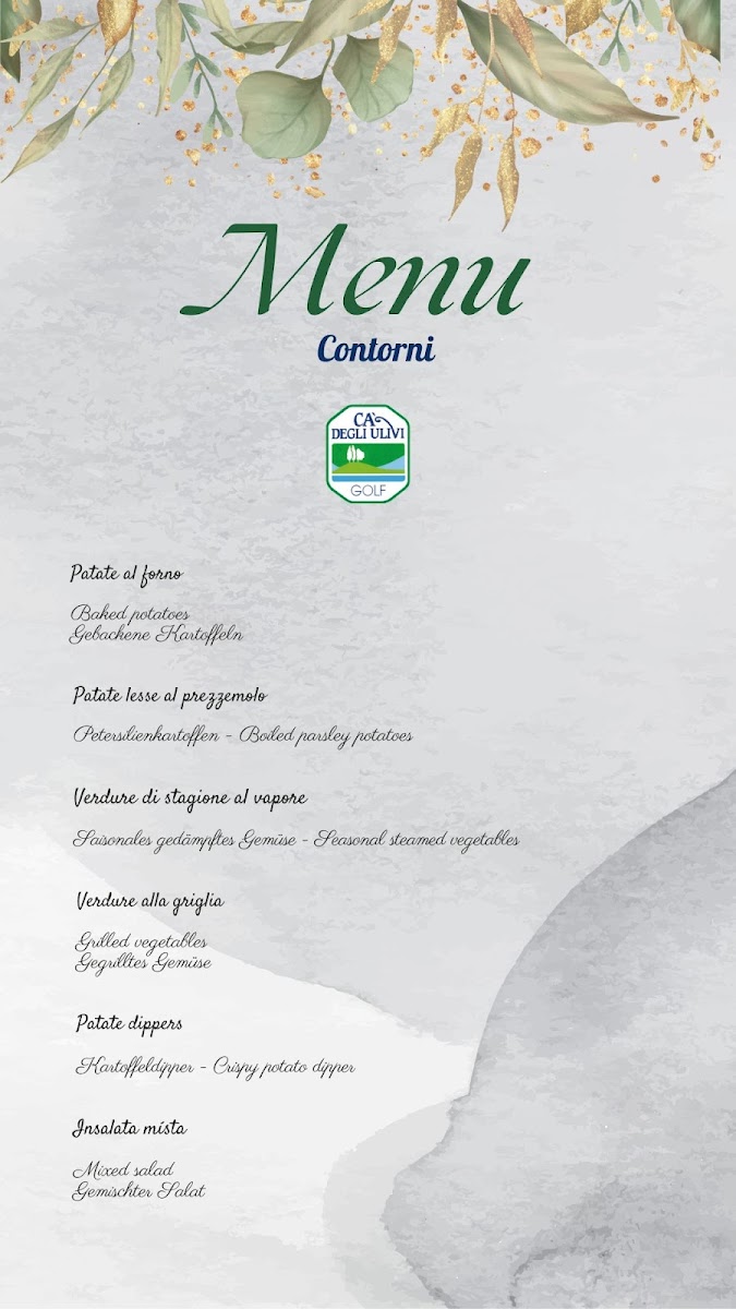 Menu Ristorante Golf Cà Degli Ulivi-6