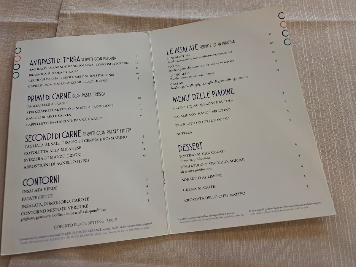Menu Ristorante Hotel Pozzi-1