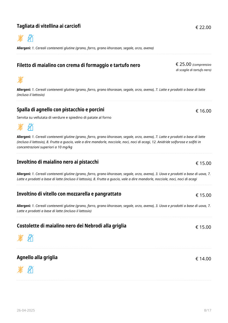 Menu Ristorante - Hotel - Sala Ricevimenti 'antica Filanda'-4