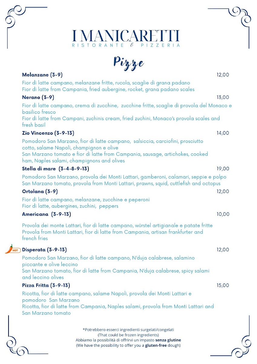 Menu Ristorante I Manicaretti-4